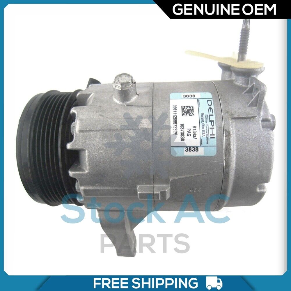 New OEM A/C Compressor for Chevy Malibu / Buick Allure, LaCrosse / Pontiac G6.. - Qualy Air