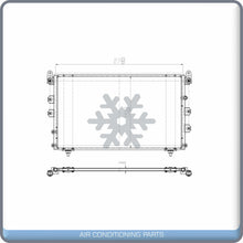 Cargar imagen en el visor de la galería, A/C Condenser for Toyota Sequoia QL - Qualy Air