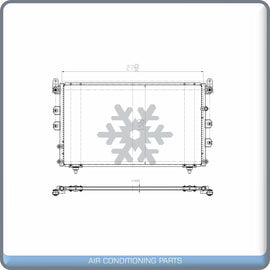 A/C Condenser for Toyota Sequoia QL - Qualy Air