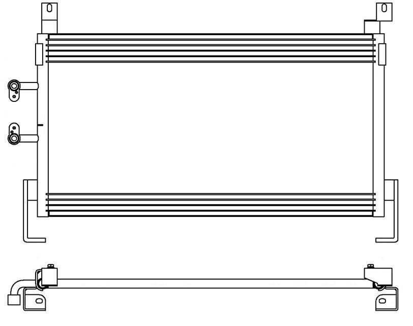 A/C Condenser for Dodge Neon / Plymouth Neon QR - Qualy Air