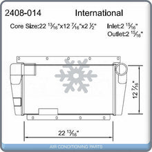 Load image into Gallery viewer, NEW Charge Air Cooler for INT'L 4700-4900 / 3800 7.6L / 1652 SC/UPS 7.3L QL - Qualy Air