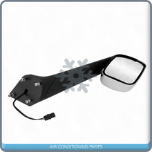 Cargar imagen en el visor de la galería, Chrome Hood Mirror Driver Left Side Assembly fit 2018-2022 Freightliner Cascadia - Qualy Air