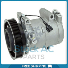 Cargar imagen en el visor de la galería, New A/C Compressor for Nissan Frontier 2001 to 2004 3.3L - OE# 926005S700 RQ - Qualy Air