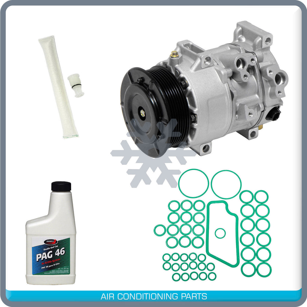 New A/C Compressor Kit fits Toyota Camry 2.4L - 2007 to 2009 / RAV4 2006 to 2008 - Qualy Air