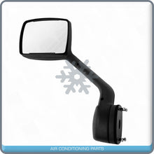 Load image into Gallery viewer, Black Hood Mirror Driver Left Side fit Kenworth T680 Peterbilt 2010+ 579 587 L/H - Qualy Air