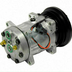 Compresor de aire acondicionado compatible con Caterpillar / John Deere - REF 3E1908 / 3E3658