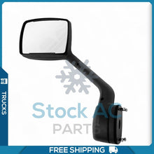 Load image into Gallery viewer, Black Hood Mirror Driver Left Side fit Kenworth T680 Peterbilt 2010+ 579 587 L/H - Qualy Air