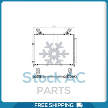 Cargar imagen en el visor de la galería, A/C Condenser for Honda Pilot / Acura MDX QL - Qualy Air