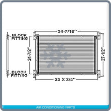 Load image into Gallery viewer, New A/C Condenser for Kenworth T2000 - 1997 to 2007 - OE# 501344595 - Qualy Air