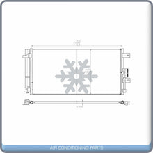 Cargar imagen en el visor de la galería, A/C Condenser for Fiat 500 QL - Qualy Air