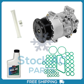 New A/C Compressor Kit fits Toyota Camry 2.4L - 2007 to 2009 / RAV4 2006 to 2008 - Qualy Air
