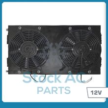 Cargar imagen en el visor de la galería, New UNIVERSAL A/C Module Condenser with Fan - 12V - Qualy Air