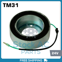 Cargar imagen en el visor de la galería, New A/C Compressor Coil fits TM31 Valeo &amp; Seltec &amp; Ice &amp; Tama 24V - Qualy Air