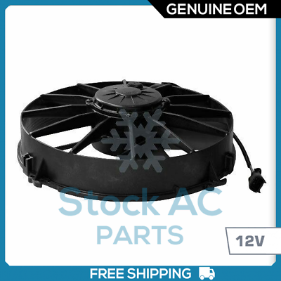 High Quality OEM Condenser Fan Assembly 11" 12V -Case IH VA01-LL-36A (Puller) - Qualy Air