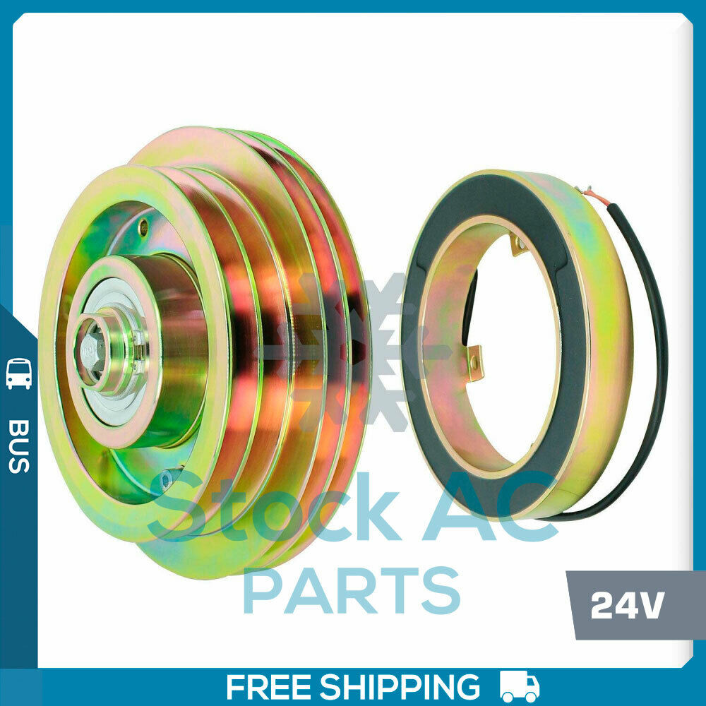New A/C Compressor Clutch fits BOCK / BITZER - 24V - 262MM Double Pulley - Qualy Air