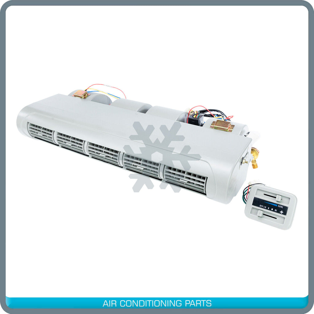 New Universal A/C Under Dash Evaporator Assembly MiniBus 12V - GREY - Qualy Air
