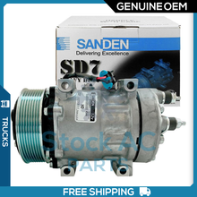 Cargar imagen en el visor de la galería, New OEM Truck Line A/C Compressor fits Ford F650 / F750 7.2L - 2004 to 2008 - Qualy Air
