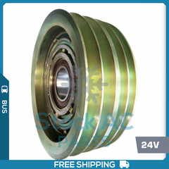 Nuevo embrague de compresor de aire acondicionado compatible con BOCK / BITZER - Polea doble de 24 V (2A2B) 220 mm