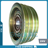 Nuevo embrague de compresor de aire acondicionado compatible con BOCK / BITZER - Polea doble de 24 V (2A2B) 220 mm