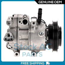 Cargar imagen en el visor de la galería, New OEM AC Compressor for Hyundai Elantra 2.0 - 2007 to 2012 - OE# 977012H140 QR - Qualy Air