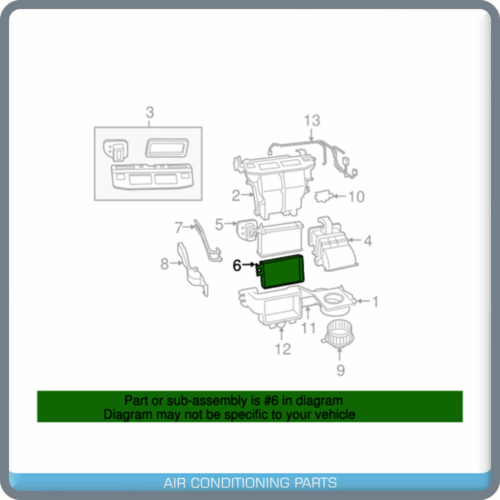 New A/C Heater Core for Chrysler Town&Country 05-16, Grand Caravan Pacifica UQ - Qualy Air