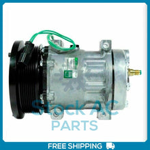 Cargar imagen en el visor de la galería, A/C Compressor SD7H15 24V fits Caterpillar 962H - REF 1630872 - Qualy Air