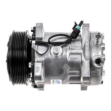 Cargar imagen en el visor de la galería, A/C Compressor model Sanden 4665 12V 7 Groove fits International 1652SC 89-2006 - Qualy Air