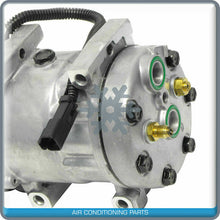 Cargar imagen en el visor de la galería, A/C Compressor SD7H15 24v fits Caterpillar Motor Grader 120H,140H.. - Qualy Air