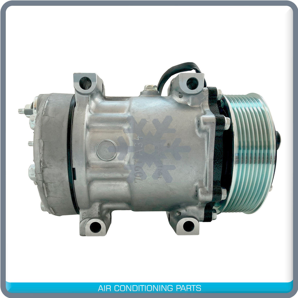 New OEM Truck Line A/C Compressor fits Ford F650 / F750 7.2L - 2004 to 2008 - Qualy Air