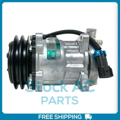 Nuevo compresor de aire acondicionado compatible con Kenworth / Peterbilt - SD7H15 - OE# F696001233