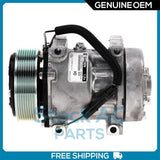 New OEM Sanden Flex AC Compressor w/Clutch - OE# 4028, 4310, 4420 QR