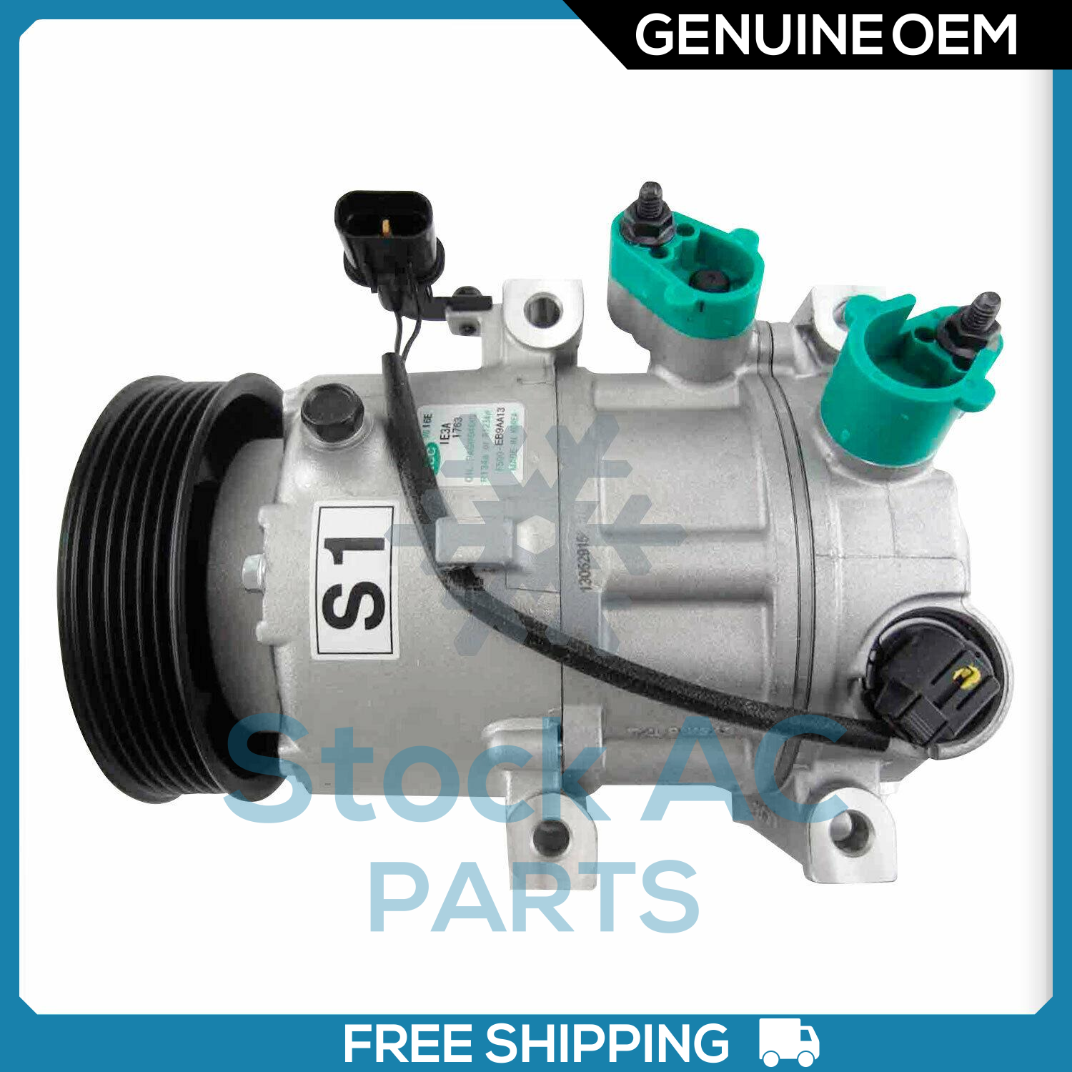 New OEM A/C Compressor for Hyundai Sonata 2.0L 2.4L 2011-14 / Kia Optima 2011 - Qualy Air