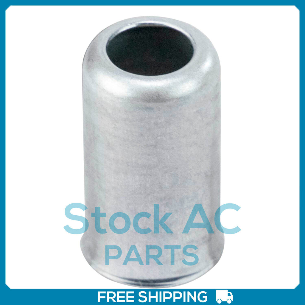 10pc Beadlock A/C Fittings, Crimp On Ferrules For REDUCED Barrier Hose #8 - Qualy Air
