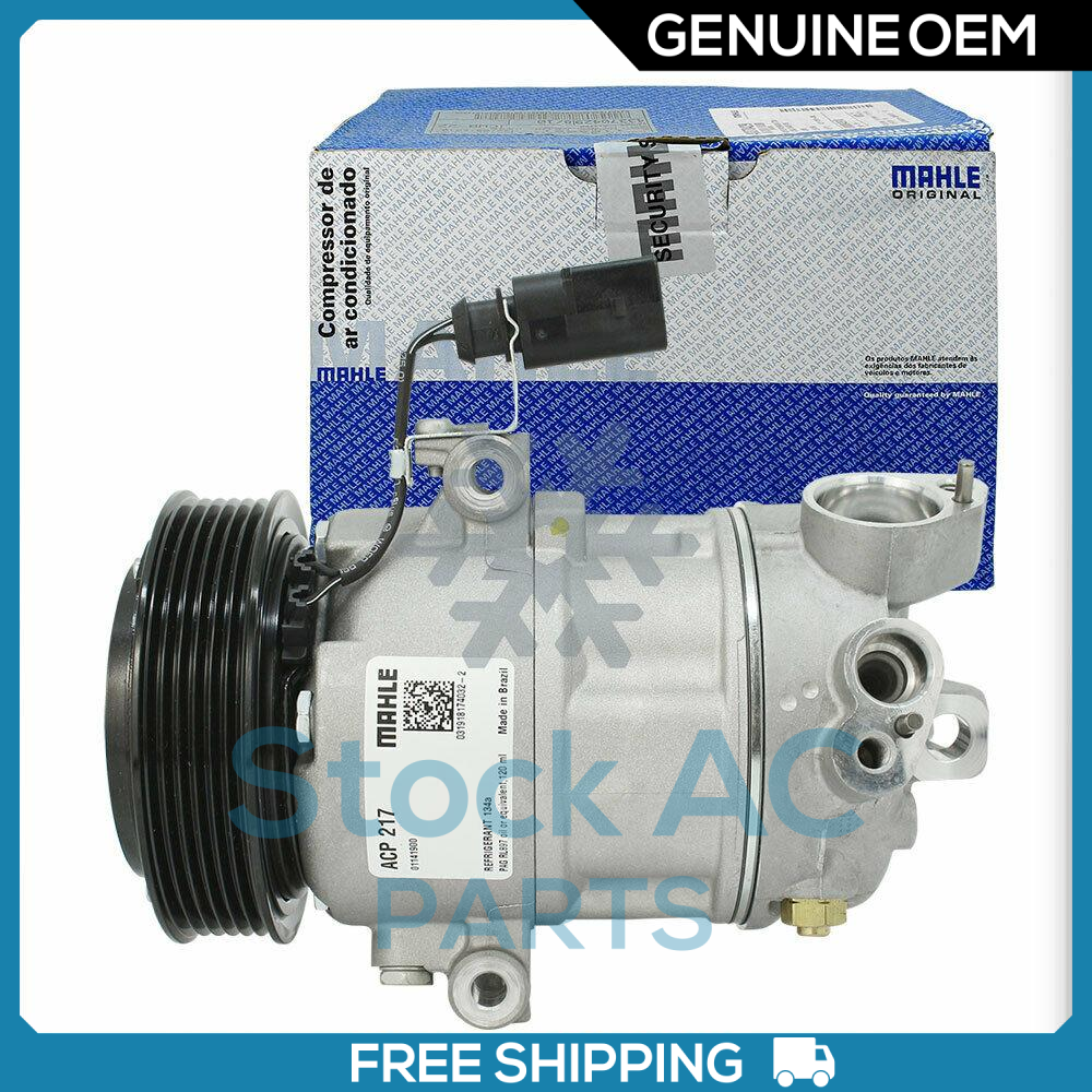 New Genuine OEM A/C Compressor fits VW Gol,Up/Fox/Skoda Citigo/1S0820803C - Qualy Air