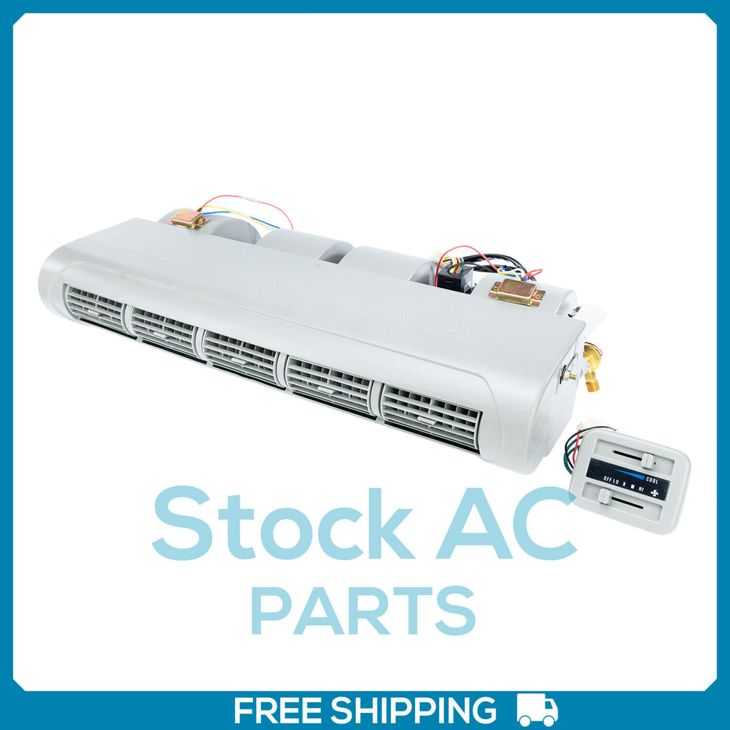 New Universal A/C Under Dash Evaporator Assembly MiniBus 12V - GREY - Qualy Air