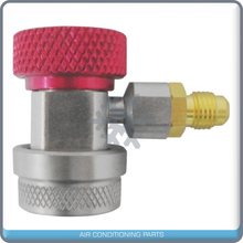Cargar imagen en el visor de la galería, High/Low Adjustable AC R134a Quick Coupler Connector Adapter 1/4" SAE - Qualy Air