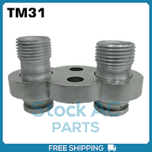 Load image into Gallery viewer, New A/C Compressor Adapter Fitting for TM31 - 8/10 HRZ Exit - Qualy Air