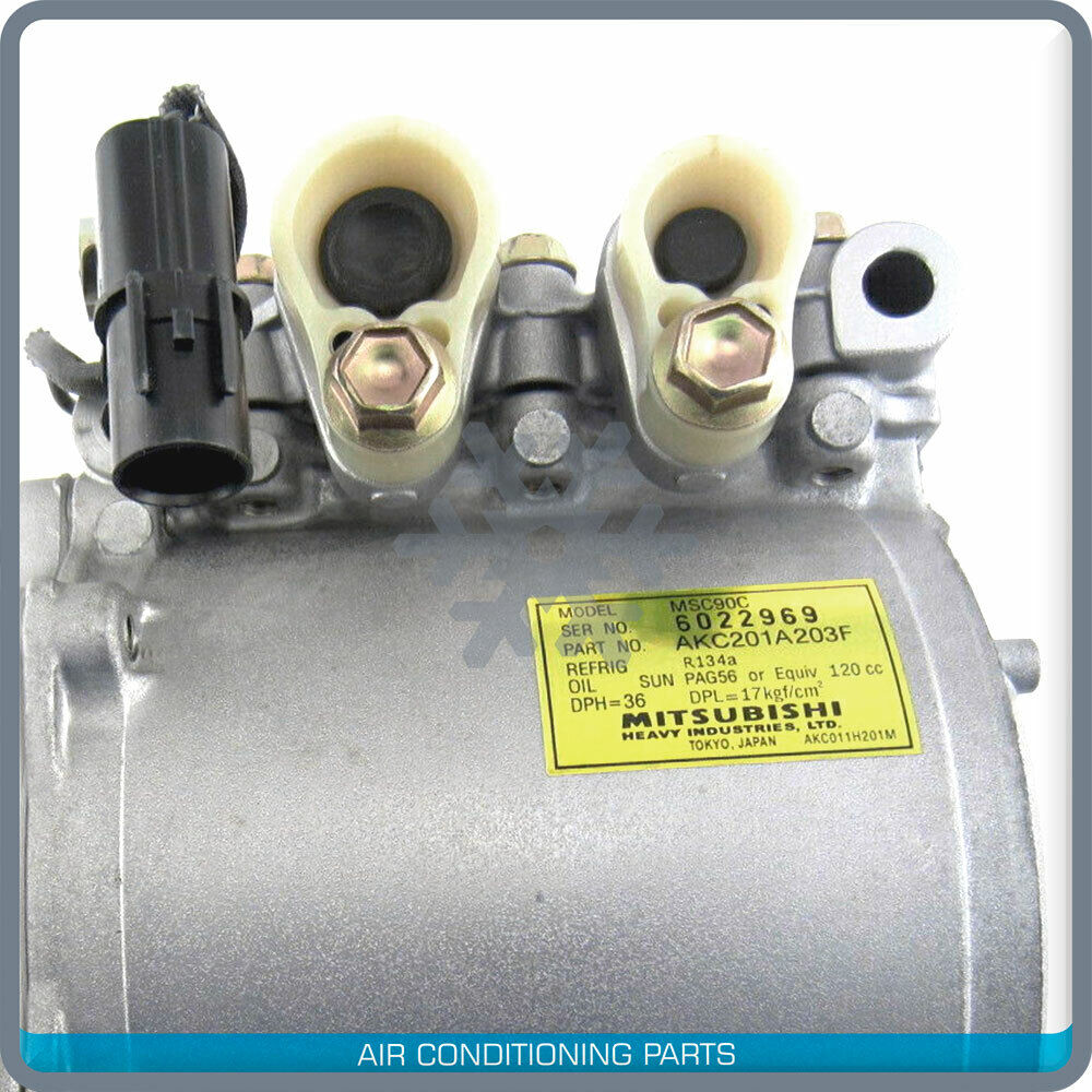 OEM A/C Compressor for Dodge Colt/ Eagle Summit/ Mitsubishi Mirage/ Plymouth RQ - Qualy Air
