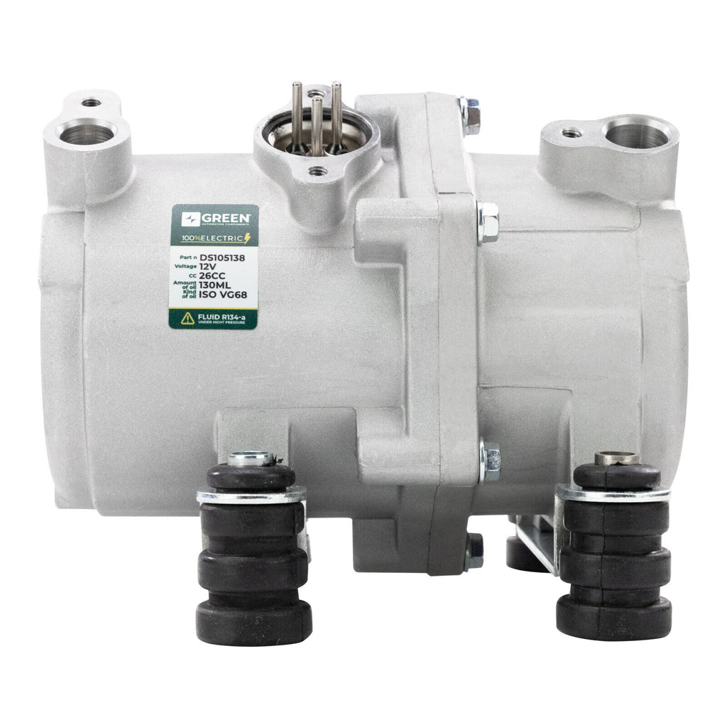 ELECTRIC AC AIR CONDITIONING COMPRESSOR UNIVERSAL APP - CARS, TRUCK&VANS - 12V - Qualy Air