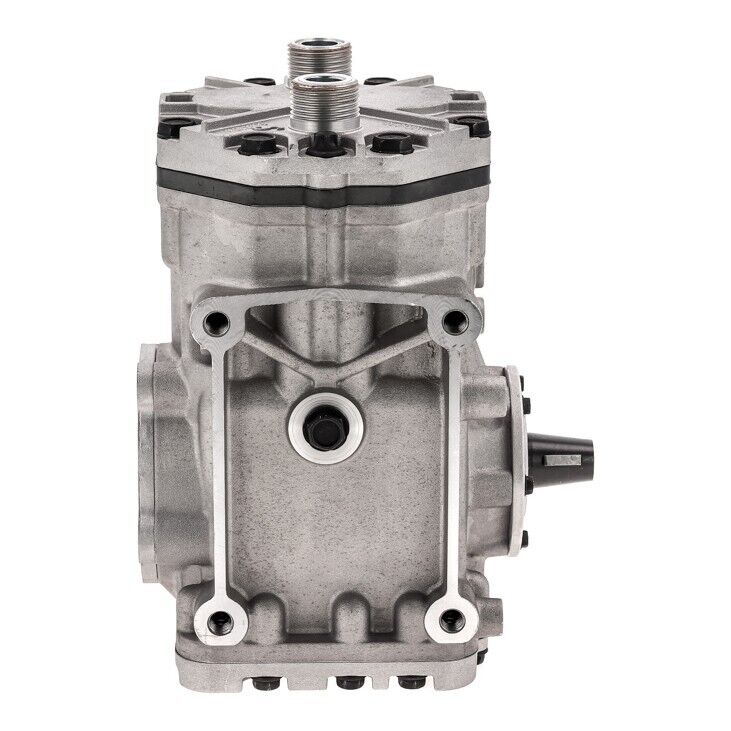 NEW A/C Compressor York Style Freightliner Peterbilt Kenworth - OE# ET210L-25150 - Qualy Air