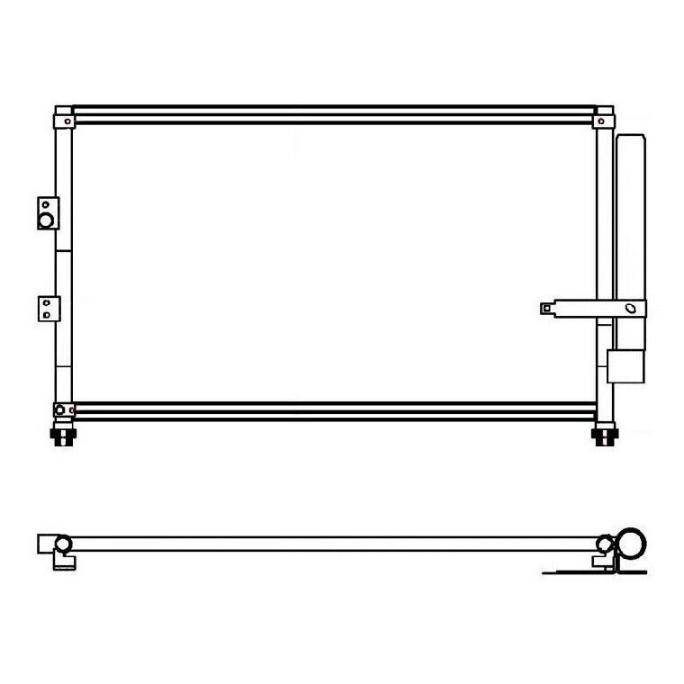 A/C Condenser for Honda Civic (Sedan 4 Doors) - Qualy Air