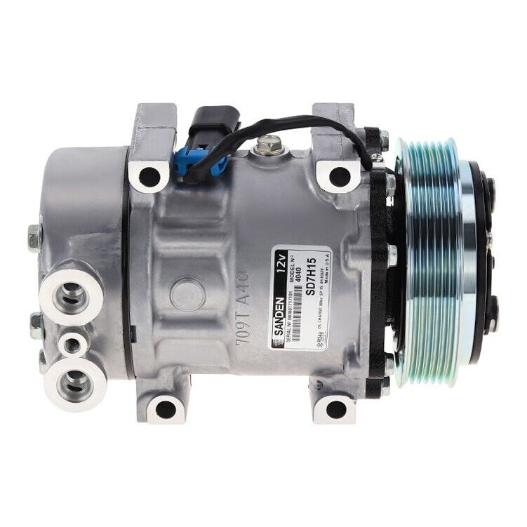 New SANDEN OEM A/C Compressor for Kenworth T800, W900 - OE# 4040 - Qualy Air