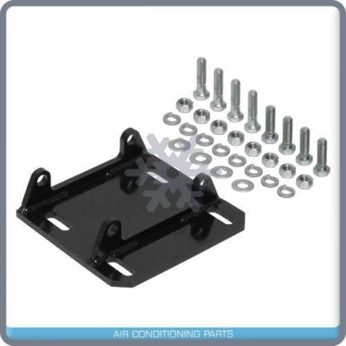 NEW A/C KIT COMPRESSOR WITH YORK TO SANDEN MOUNT DRIER + UNDER DASH + SWITCH - Qualy Air