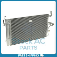 Cargar imagen en el visor de la galería, New AC Condenser for Hyundai Elantra 2001 to 2006 / Hyundai Tiburon 2003 to 2008 - Qualy Air