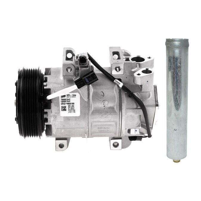 OEM AC Compressor + Receiver Drier for Nissan Altima SL / SV 2.5L - 2013 to 2018 - Qualy Air