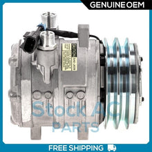 Cargar imagen en el visor de la galería, New A/C Compressor OEM Valeo fits Bobcat 6733655 S150 S160 S175 S185 S205 S220 - Qualy Air