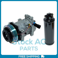 Load image into Gallery viewer, New AC Compressor + Receiver Drier for Kenworth T660 2009-2010 / T800 2000-2013 - Qualy Air