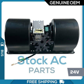 NEW GENUINE SPAL A/C BLOWER MOTOR W/ RESISTOR FOR BUS 24V - OE# 006-B40-22 - Qualy Air