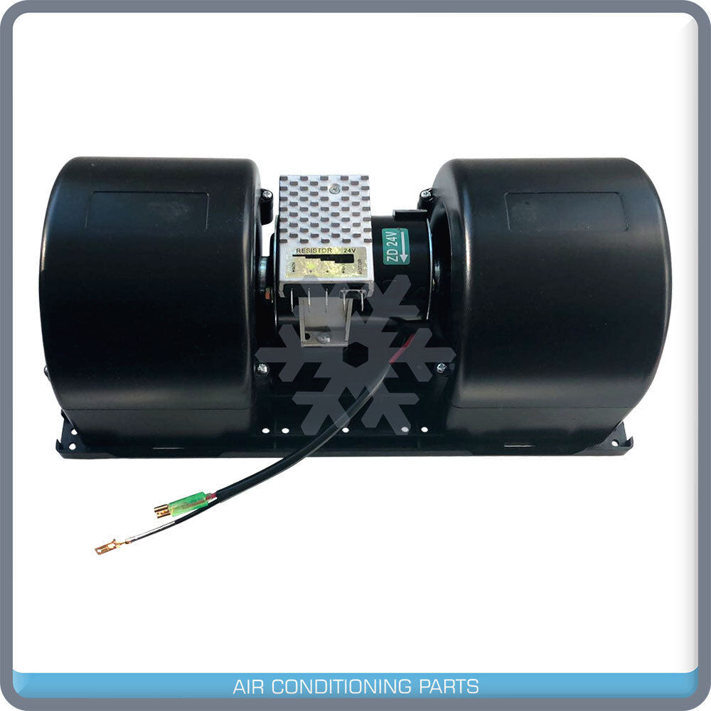 NEW GENUINE SPAL A/C BLOWER MOTOR W/ RESISTOR FOR BUS 24V - OE# 006-B40-22 - Qualy Air