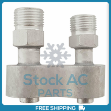 Load image into Gallery viewer, New A/C Compressor Manifold - HS11 / HCC - Fitting - CM345051 - Qualy Air